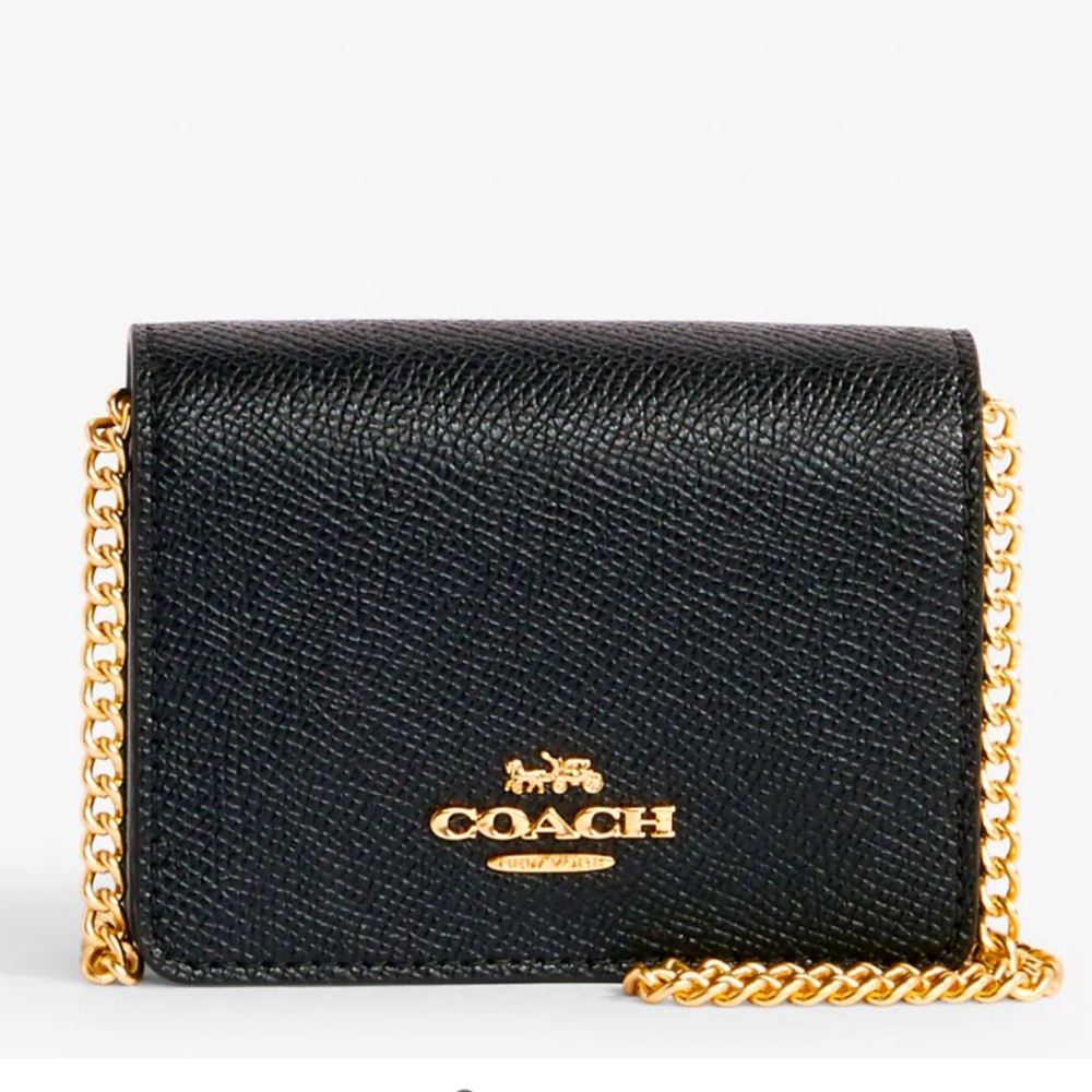 NEW COACH Mini Wallet On A Chain